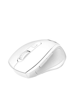 Genius 2.4 GHz USB Alıcılı & 3 Farklı Değiştirilebilir DPI Kompakt Kablosuz Mouse - Beyaz