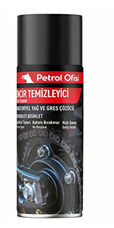Petrol Ofisi Motosiklet Zincir Bakım Paketi Fırça Temizleyici Yağlayıcı