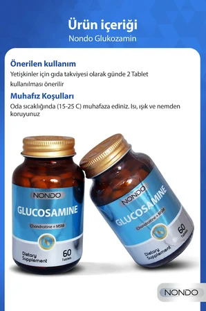 Glucosamine 60 Tablet (glukozamin, Msm, Chondrotitin)
