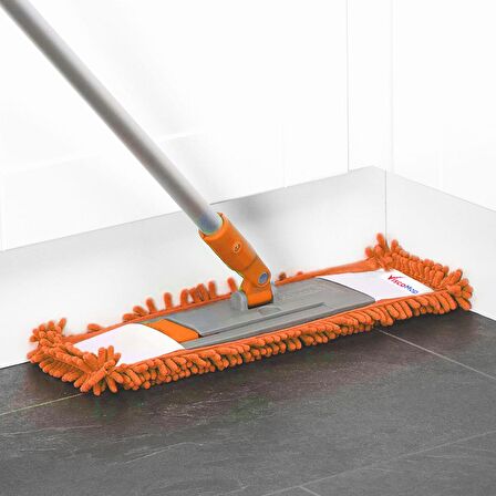 Viscomop Pratik Süper Emici Toz Toplayıcı Microfiber Şönil Mop Bezi 50 cm
