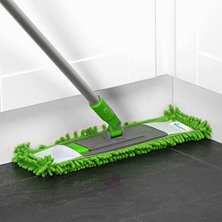 Viscomop Pratik Süper Emici Toz Toplayıcı Microfiber Şönil Mop Bezi 50 cm