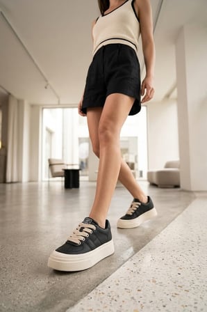 Solmaz BDLZ2011 Siyah Kadın Sneaker