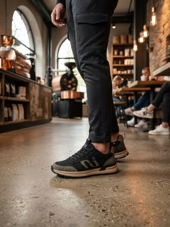 Solmaz Dragon BDL5045 Siyah-Haki Erkek Casual Spor Ayakkabı