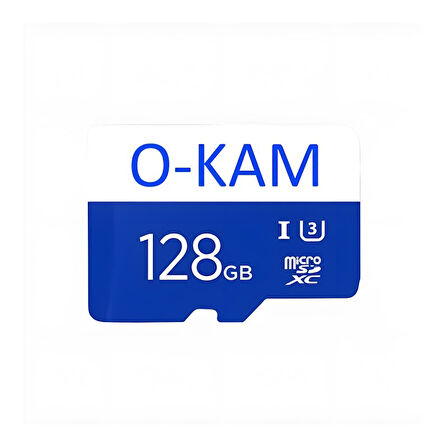 O-Kam EMBA04011 128 GB Solar-WiFi Kameralara Uyumlu Hafıza Kartı