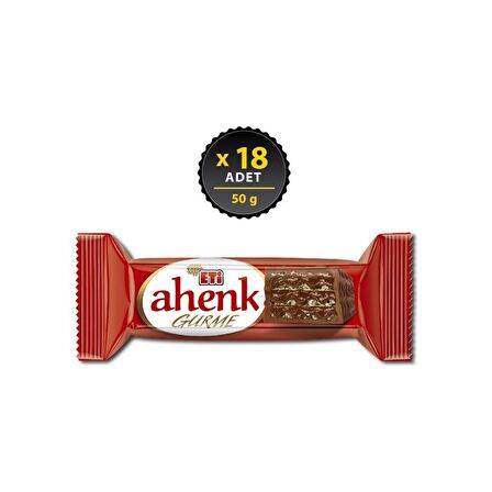 Ahenk Gurme Gofret 50 g x 18 Adet