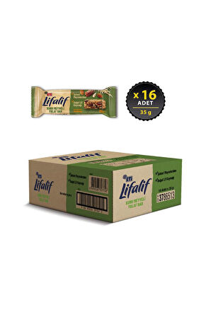 Lifalif Antep Fıstıklı Yulaf Bar 35 g x 16 Adet