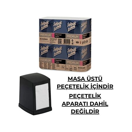 Premium Dispenser Peçete 24x26.5 cm. 18 Paket x 250 Yaprak (7900073)