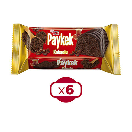 Eti Paykek Kakaolu 200 gr x 6 Adet