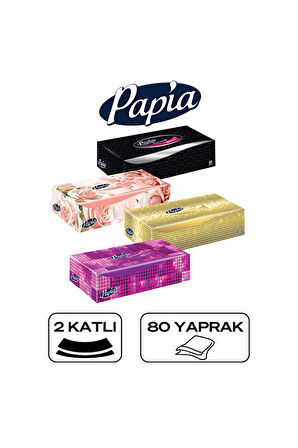 Papia Maxi Kutu Mendil 80 Yaprak x 24 Pkt 5036720