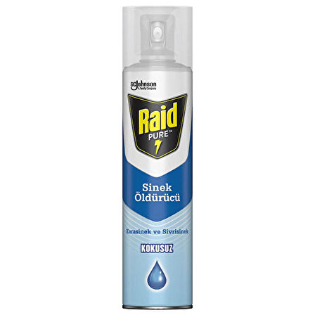 Raid Pure Kokusuz Sinek Öldürücü 300 ml X 12 Adet