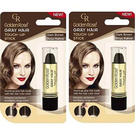 Golden Rose Grey Hair Koyu Kahve Saç Kapatıcı No:02 2 Adet