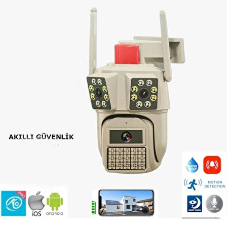 O-KAM-3033 9MP 3 Lens WIFI PTZ Camera