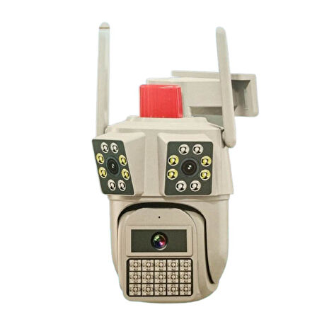 O-KAM-3033 9MP 3 Lens WIFI PTZ Camera