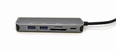 BEEK BA-DCK-UC-H1C2ACR-U USB Type-C=>2*USB3.0+HDMI +2*Type-C+SD+MicroSD (6-in-1 Docking Station)
