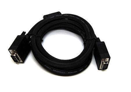 Beek BC-DSP-VG-MM-30-1 30 Mt VGA to VGA 3Coax/7C AWG28 2x Feritte VGA Kablosu