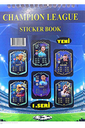 Deren Sticker Defteri 11X16CM 8 Sayfa Champıon League