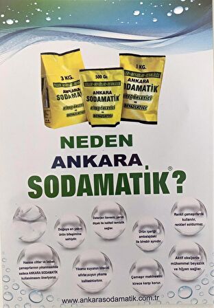 3 KG * 6 ADET KİREÇ ÖNLEYİCİ VE BEYAZLATICI (tüller - beyazlar - renkliler)