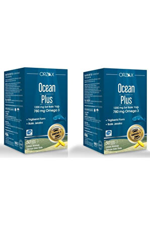 Ocean Plus Omega3 1200 Mg 100 Soft Jel Kapsül Ekonomik Paket - SKT:03/2026