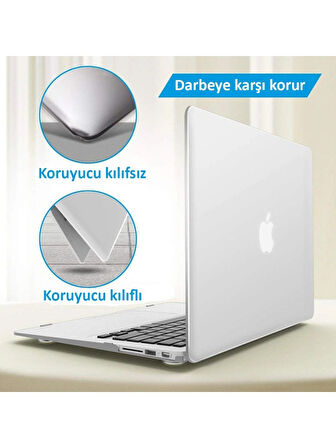 Codegen CMAT-133P 13" Macbook Air A1932 A2179 Pembe Kılıf Koruyucu Kapak (2018-2019-2020 Üretim)