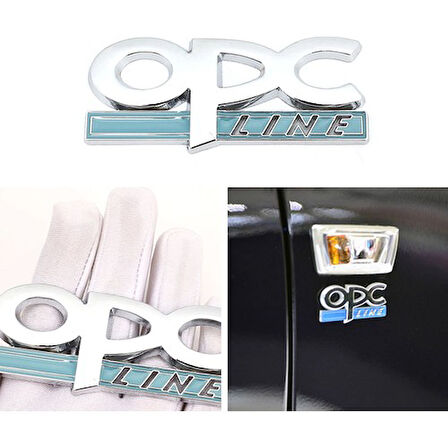 Opc Siyah Paslanmaz Metal Arma Sticker Yapışkanlı