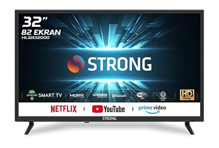  Strong Ml32es2000 32" 82 Ekran Android 13 Smart Led Tv - Dahili Uydu Alıcılı - Hd Ready