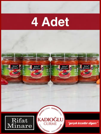 Rifat Minare Lütenitsa Kahvaltılık Tatlı Sos - (300 GR X 4 ADET)