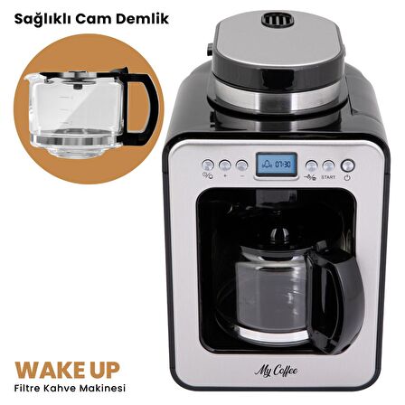 My Coffee Wake Up MC-106 Otomatik Filtre Kahve Makinesi-MC-106