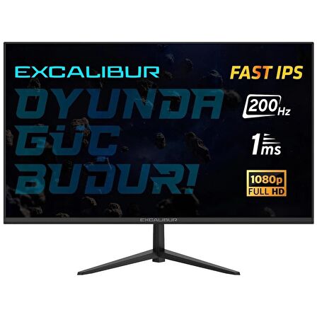 Casper Excalibur M.E238FIF-D 23.8" 200HZ 1MS 300NIT Fast IPS (HDMI+Display Port) Freesync + G-Sync Full HD Monitör