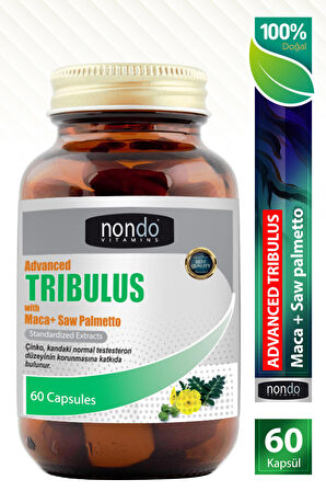 Trıbulus 60 Kapsül (demir Dikeni, Tribulus Terrestris, Saw Palmetto, Kore Ginseng, Ginko Biloba, )