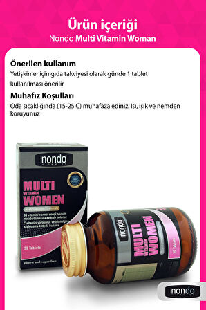 Multı Vıtamın Women 30 Tablet