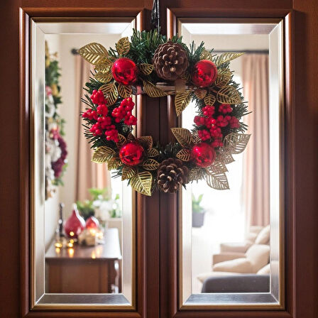 YILBAŞI KAPI ÇELENGİ 24CM