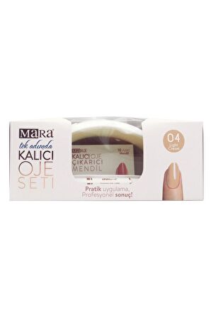 Mara Kalıcı Oje Seti 04 Light Cream