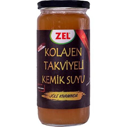 Zel Premium İlikli Kemik Suyu 480 Ml- Kolajen Takviyeli Jöle Kıvamında - 2'li