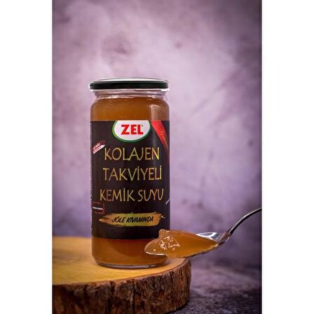 Zel Premium İlikli Kemik Suyu 480 Ml- Kolajen Takviyeli Jöle Kıvamında - 2'li