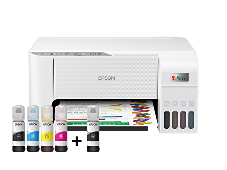 Epson Ecotank L3256 Wifi + Fotokopi + Tarayıcı Renkli Çok Fonksiyonlu Tanklı Yazıcı