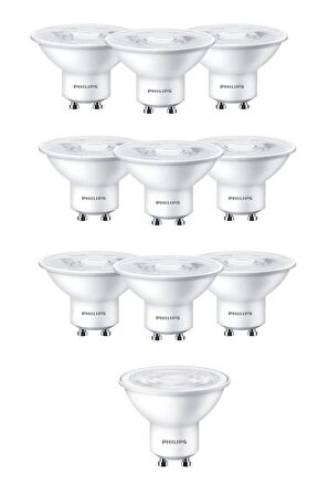 Philips 4,7W - 50W  Led Spot Ampul Sarı Işık 2700K (10 ADET)