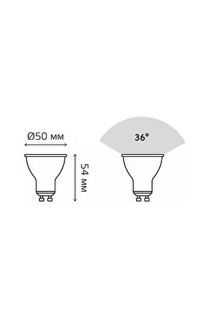 Philips 4,7W - 50W  Led Spot Ampul Sarı Işık 2700K (10 ADET)