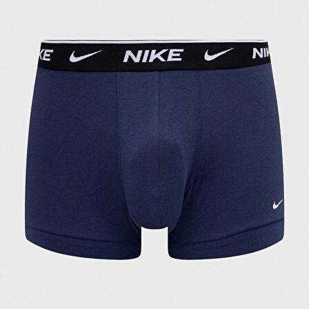 Nike Dri Fit Ultra Stretch 2 Pack Micro 2 li Paket Kısa Boxer Turuncu Lacivert