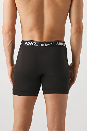 Nike Dri Fit Ultra Comfort 3 Pack Micro 3 lü Paket Kısa Boxer Siyah