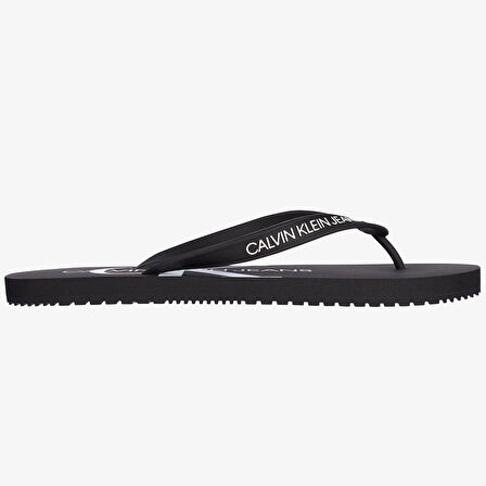 Calvin Klein Beach Monogram Erkek Parmak Arası Terlik Siyah