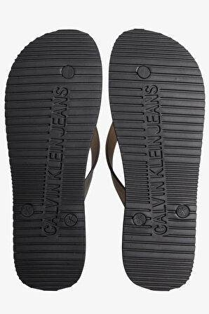 Calvin Klein Beach Monogram Erkek Parmak Arası Terlik Siyah