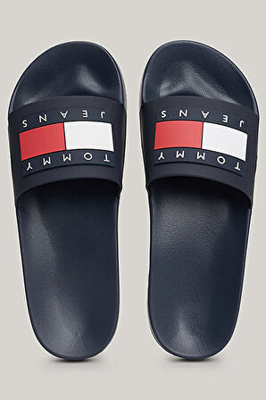 Tommy Jeans Flag Pool Women's Slide ESS Navy Kadın Plaj Terliği Lacivert
