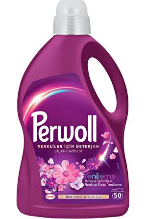 Perwoll Beyazlar  (2.97L 108 Yıkama ) ÇiçekCazibesi Koyu Renkliler (2.75L 50 Yıkama) 3'lü Set