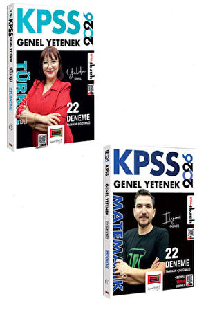 Yargı Yayınları 2026 KPSS Genel Yetenek Türkçe-Matematik Deneme Seti (2 Kitap)