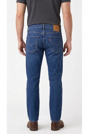 514 Paça Erkek Kot Pantolon 00514-0004- Likralı esnek kumaş koyuMavi / 33/30