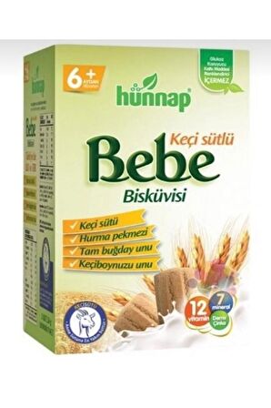 Keçi Sütlü Ve Vitaminli Bebe Bisküvisi 400 gr