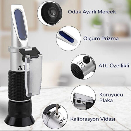 Loyka 0-10 Brix Dürbün El Tipi Refraktometre