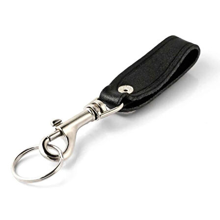 Key-Bak 0306-139 Bolt Snap Deri Kemer Kayışlı Anahtarlık Halkası