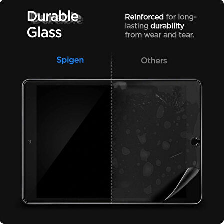 Spigen Apple iPad 10.2" WIFI 9.Nesil (2021) / 8.Nesil (2020) / 7.Nesil (2019) Cam Ekran Koruyucu GLAS.tR SLIM - AGL00236