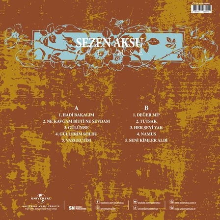 Sezen Aksu - Gülümse (Kırmızı ) - Plak